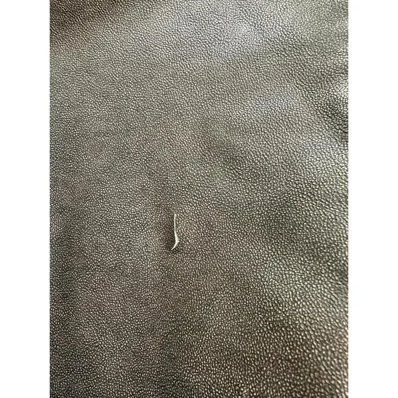 BLANKNYC Brown Ride Off Faux Leather Jacket Size L with Small Hole - Picture 7 of 10